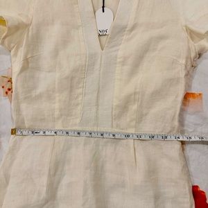 Beautiful new off white linen dress